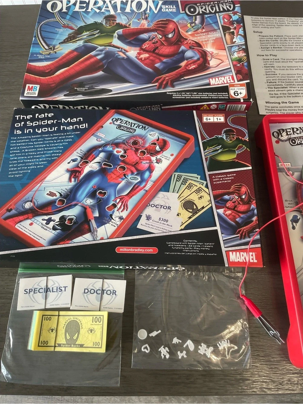 Marvel Operation Spider-Man Origins Game